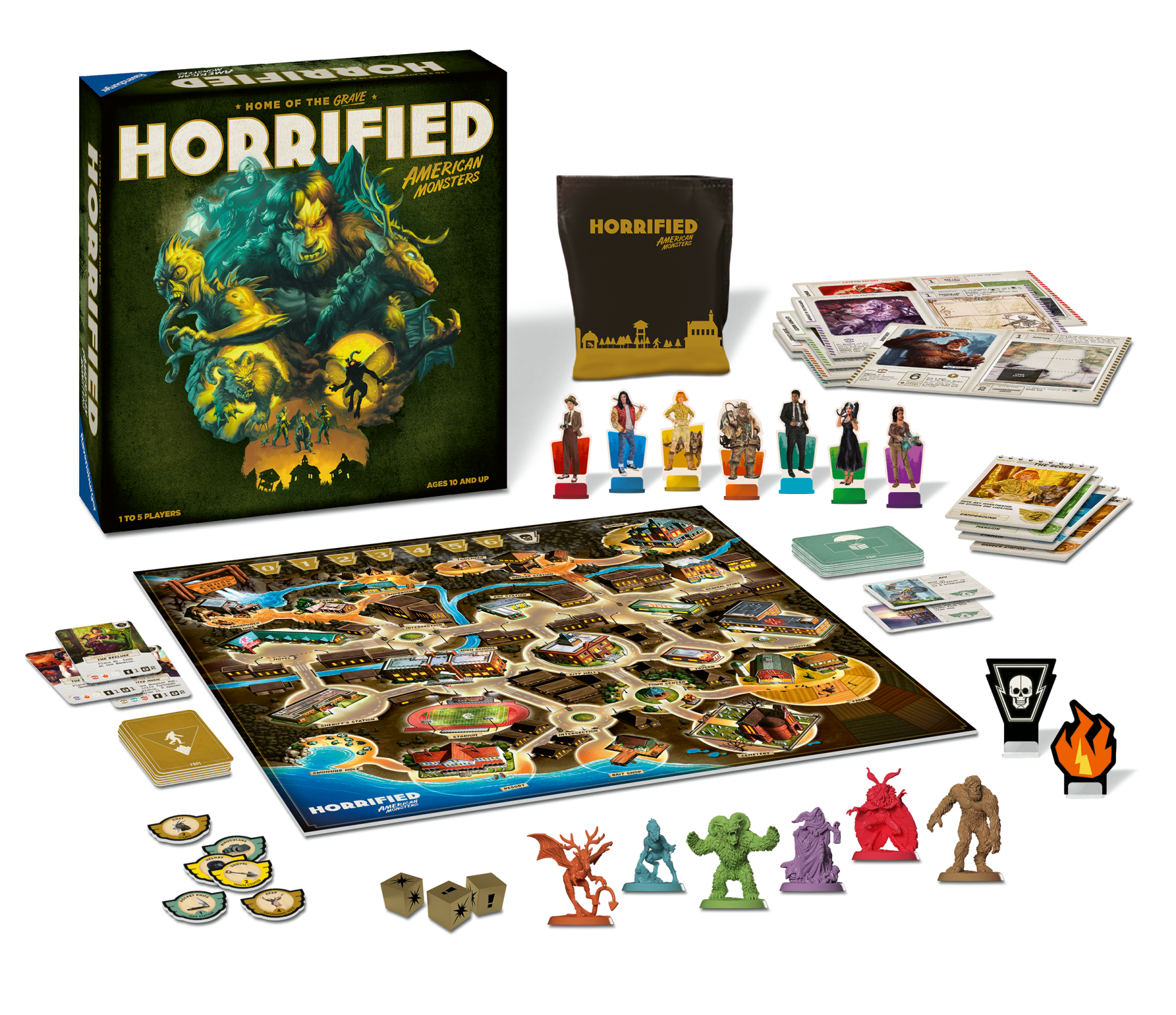 Horrified brings the hunt stateside in cryptidfull sequel Dicebreaker